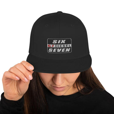 6.7 diesel hat modeled in black
